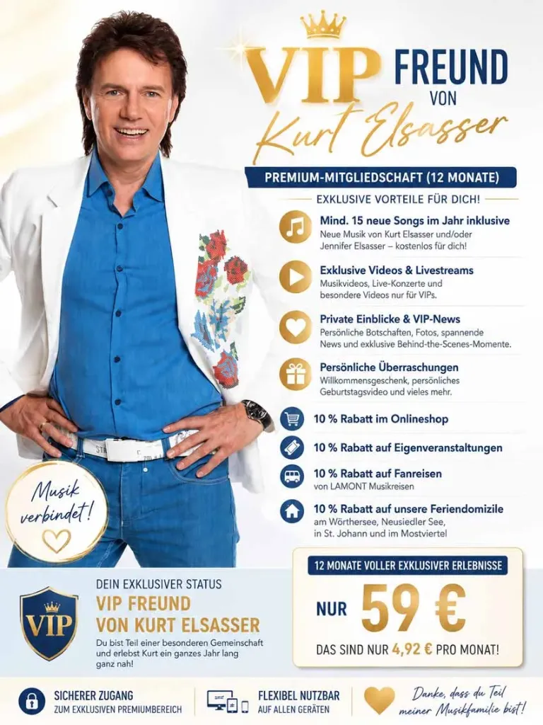 Livestream: VIP Zugang – Kurt Elsasser Livestream Portal (12 Monate)